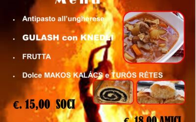 PRANZO UNGHERESE IN COOPERATIVA